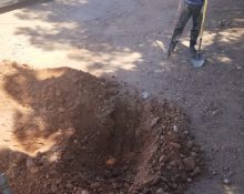 Trabajadores de CEA Cananea hacen su trabajo diario.